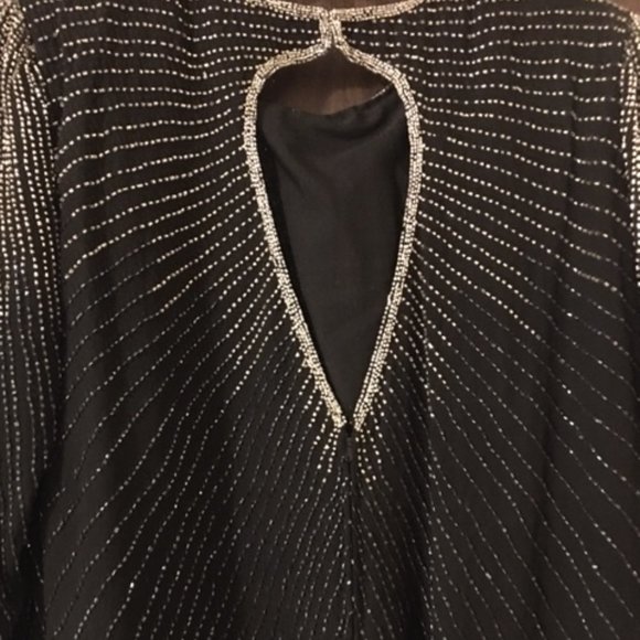 Laurence Kazar of New York Evening Dress - Vintage   Size XL - Picture 8 of 14